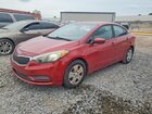 2016 Kia Forte Lx Red vin: KNAFK4A6XG5611615
