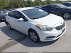 2016 Kia Forte Lx White vin: KNAFX4A65G5497167