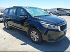 2016 Kia Sedona L Black vin: KNDMA5C10G6186677