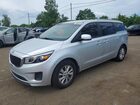 2016 Kia Sedona Lx Silver vin: KNDMB5C12G6212905