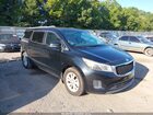 2016 Kia Sedona Lx Black vin: KNDMB5C13G6127958