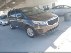 2017 Kia Sedona Lx Brown vin: KNDMB5C13H6270314