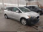 2017 Kia Sedona Lx Silver vin: KNDMB5C14H6279720