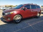 2017 Kia Sedona Lx Burgundy vin: KNDMB5C1XH6321033