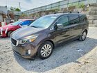2016 Kia Sedona Ex Brown vin: KNDMC5C11G6137501