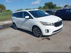 2016 Kia Sedona Sx White vin: KNDMC5C13G6153960