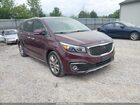 2017 Kia Sedona Sx Luxury Burgundy vin: KNDME5C10H6271962