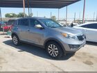 2016 Kia Sportage Lx Gray vin: KNDPB3AC0G7839313