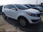 2016 Kia Sportage Lx White vin: KNDPB3AC6G7859064