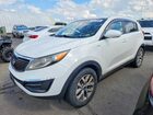 2016 Kia Sportage Lx White vin: KNDPBCAC9G7854327