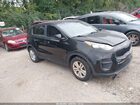 2017 Kia Sportage Lx Black vin: KNDPM3AC2H7080806