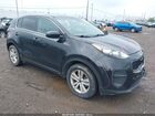 2018 Kia Sportage Lx Gray vin: KNDPM3AC3J7445208