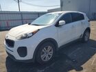 2017 Kia Sportage Lx White vin: KNDPM3AC5H7211890