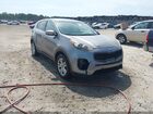 2018 Kia Sportage Lx Gray vin: KNDPM3AC6J7332112