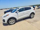 2019 Kia Sportage Lx White vin: KNDPM3AC7K7511597