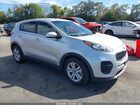 2017 Kia Sportage Lx Silver vin: KNDPM3ACXH7281174