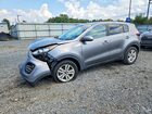 2019 Kia Sportage Lx Gray vin: KNDPMCAC2K7542899