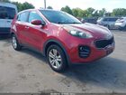 2018 Kia Sportage Lx Red vin: KNDPMCAC6J7449379