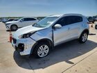 2017 Kia Sportage Lx Silver vin: KNDPMCACXH7110084