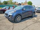 2017 Kia Sportage Sx Blue vin: KNDPRCA61H7093610