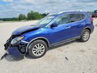 2018 Nissan Rogue Sv Синий vin: KNMAT2MT4JP507794