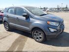 2018 Ford Ecosport S Gray vin: MAJ3P1RE3JC172428