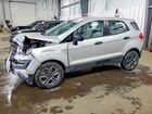 2018 Ford Ecosport S Silver vin: MAJ3P1RE7JC180564