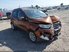 2020 Ford Ecosport Se Brown vin: MAJ3S2GE2LC328646