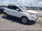 2019 Ford Ecosport Se White vin: MAJ3S2GE6KC283497