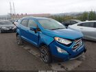 2018 Ford Ecosport Titanium Синий vin: MAJ6P1WL4JC182689