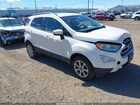 2019 Ford Ecosport Se White vin: MAJ6S3GL1KC266964