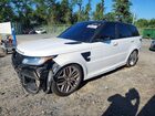 2017 Land Rover Range Rover Sport Svr White vin: SALWZ2FE9HA129352
