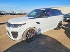 2021 Land Rover Range Rover Sport Svr White vin: SALWZ2RE0MA755927