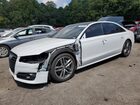 2017 Audi A8 L Quattro White vin: WAU43AFD6HN019804