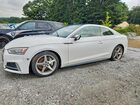 2018 Audi A5 Premium Plus S-line White vin: WAUTNAF51JA004963