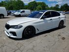 2022 Bmw 540 I White vin: WBA53BJ01NCJ62374
