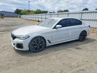 2021 Bmw 540 I White vin: WBA53BJ06MCF38231