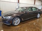 2016 Bmw 750 Xi Brown vin: WBA7F2C56GG416875