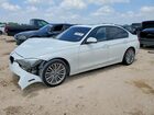 2016 Bmw 328 I Sulev White vin: WBA8E9G53GNT44216