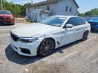 2019 Bmw 530 I White vin: WBAJA5C54KWA58084