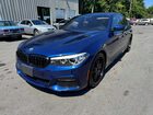 2018 Bmw 540 I Blue vin: WBAJE5C51JWA95211