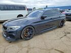2020 Bmw M550xi Blue vin: WBAJS7C03LCE14573