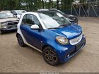 2016 Smart Fortwo Prime Blue vin: WMEFJ5DA8GK060969