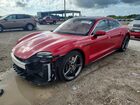 2020 Porsche Taycan Turbo Red vin: WP0AC2Y11LSA71398