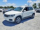 2016 Volkswagen Tiguan S White vin: WVGAV7AX4GW520294