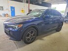 2018 Alfa Romeo Stelvio Ti Sport Blue vin: ZASFAKNN7J7B88474