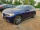 2019 Alfa Romeo Stelvio Синий vin: ZASPAKAN9K7C41560