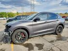 2021 Alfa Romeo Stelvio Ti Gray vin: ZASPAKBN4M7D09829
