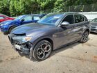2020 Alfa Romeo Stelvio Ti Gray vin: ZASPAKBN7L7C98372