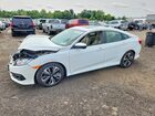 2017 Honda Civic Exl White vin: 19XFC1F70HE208362